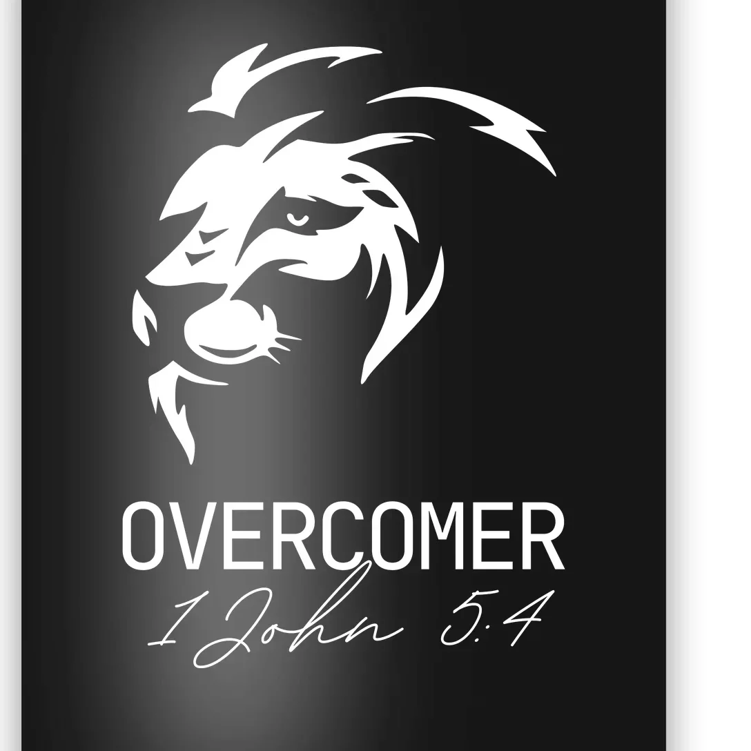 Christian Faith Overcomer Lion Of Judah Gift Poster