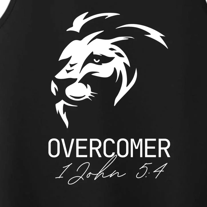 Christian Faith Overcomer Lion Of Judah Gift Performance Tank