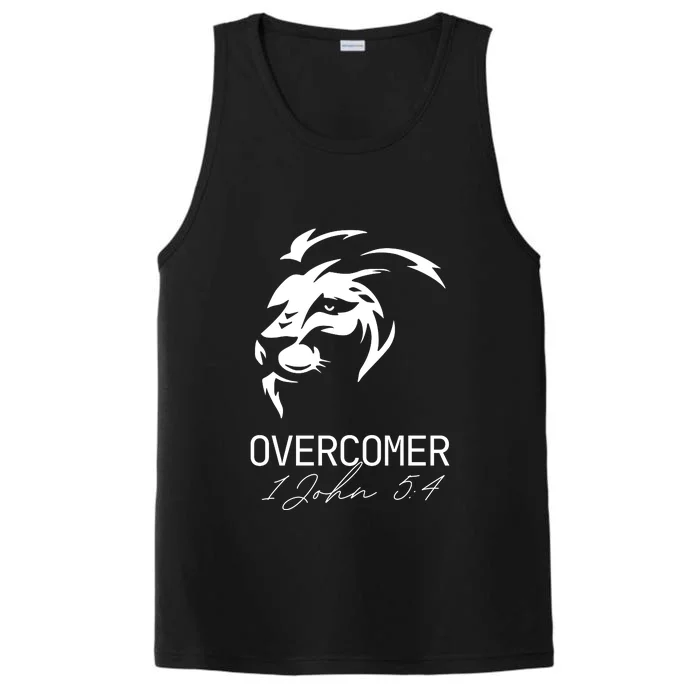 Christian Faith Overcomer Lion Of Judah Gift Performance Tank