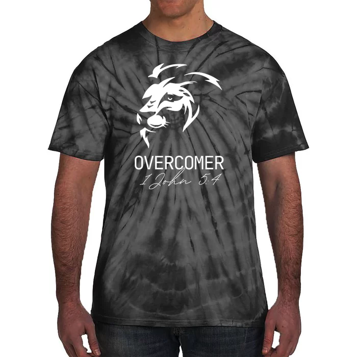 Christian Faith Overcomer Lion Of Judah Gift Tie-Dye T-Shirt