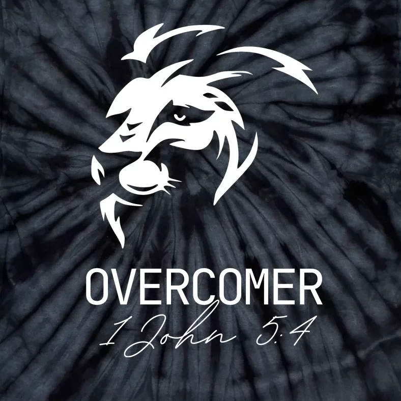 Christian Faith Overcomer Lion Of Judah Gift Tie-Dye T-Shirt