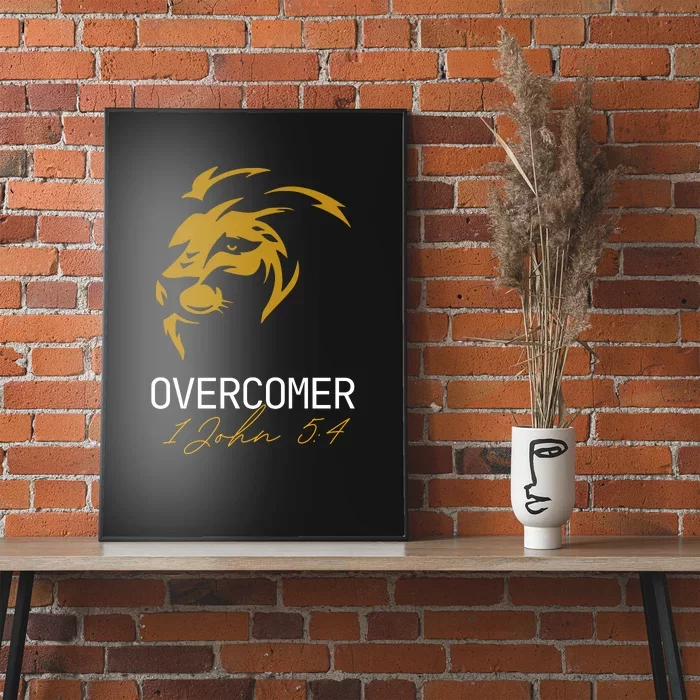 Christian Faith Overcomer Lion Of Judah Gift Poster