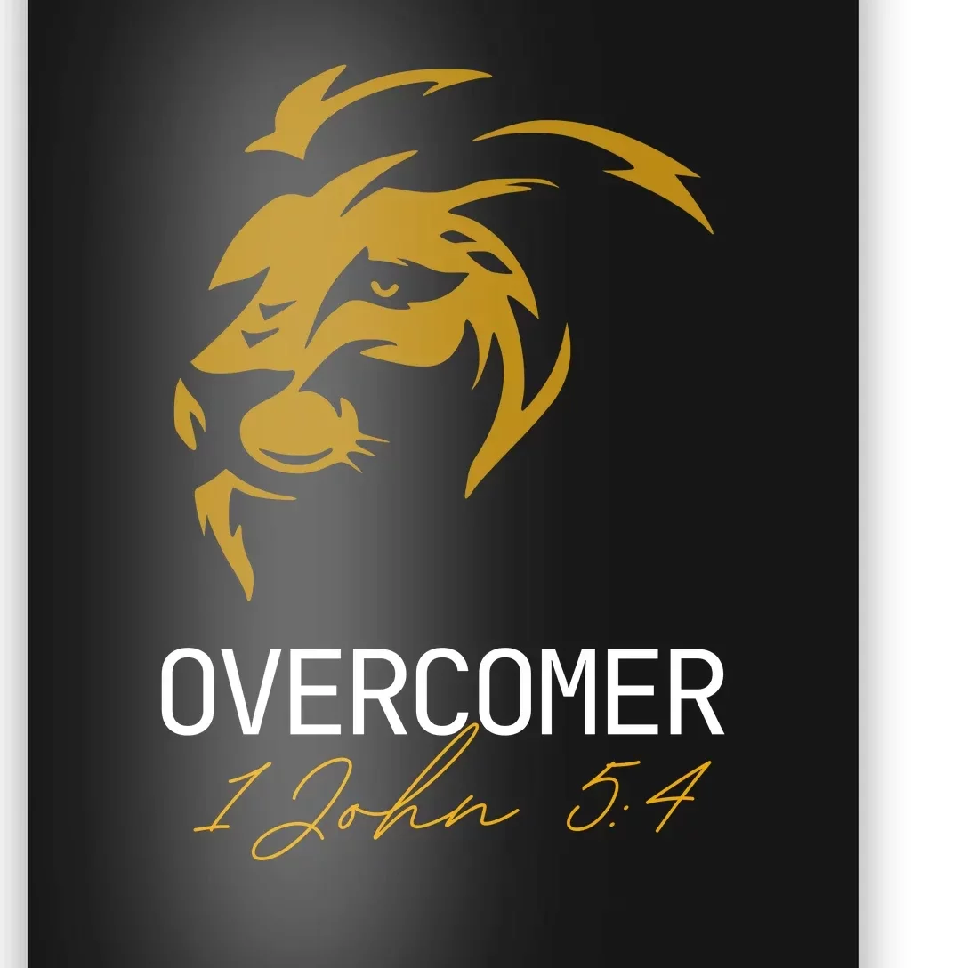 Christian Faith Overcomer Lion Of Judah Gift Poster