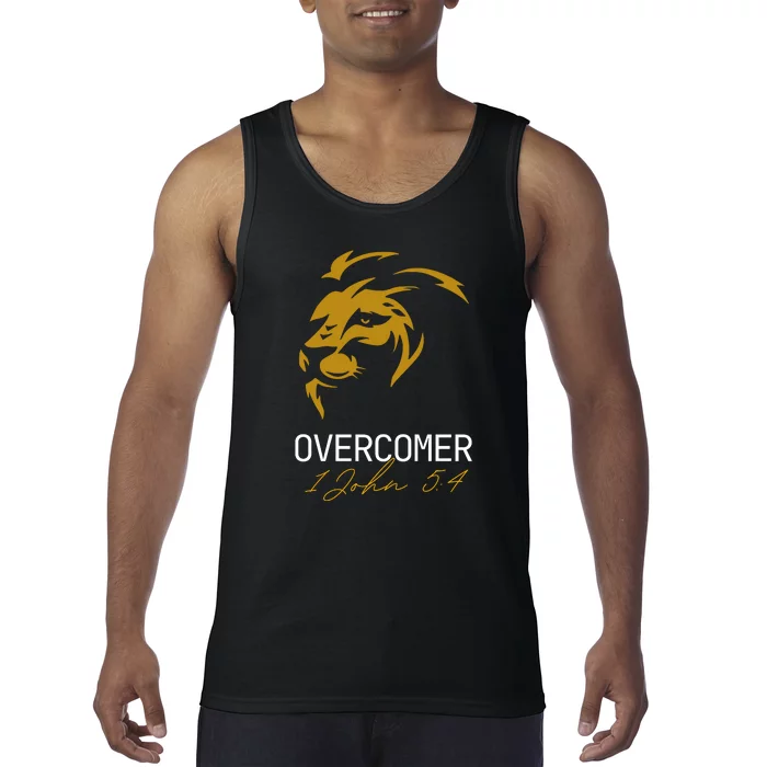 Christian Faith Overcomer Lion Of Judah Gift Tank Top