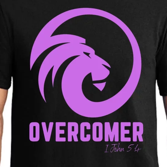 Christian Faith Overcomer Motivational Lion Of Judah Pajama Set