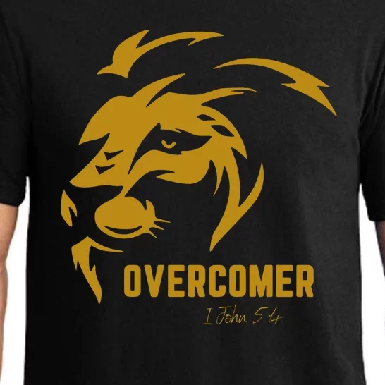 Christian Faith Overcomer Motivational Lion Of Judah Pajama Set