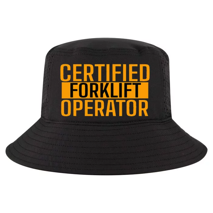 Certified Forklift Operator Forklift Driver Forklifting Cool Comfort Performance Bucket Hat