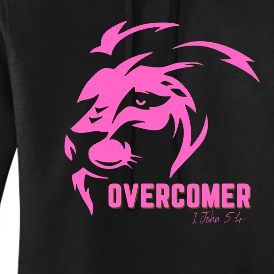 Christian Faith Overcomer Motivational Lion Of Judah Women's Pullover Hoodie