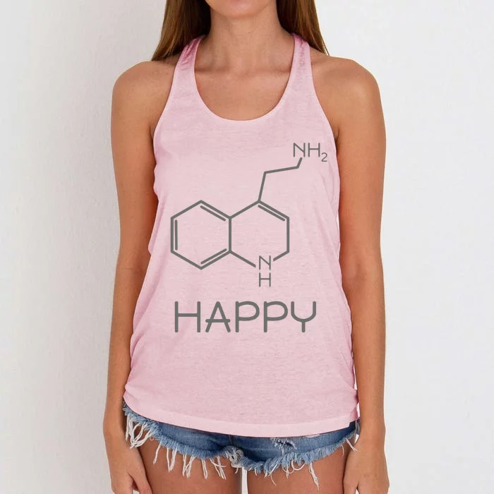 Chemist Funny Organic Chemistry Women's Knotted Racerback Tank