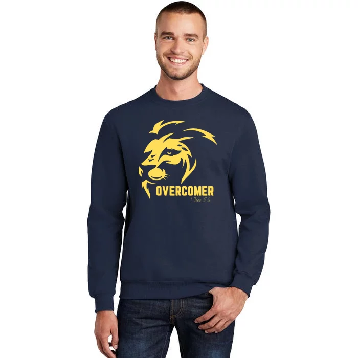 Christian Faith Overcomer Motivational Lion Of Judah Sweatshirt