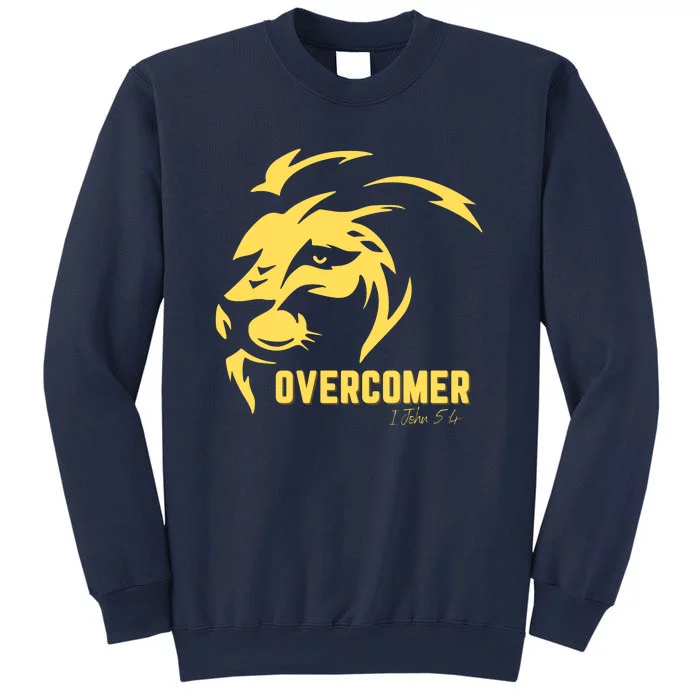 Christian Faith Overcomer Motivational Lion Of Judah Sweatshirt