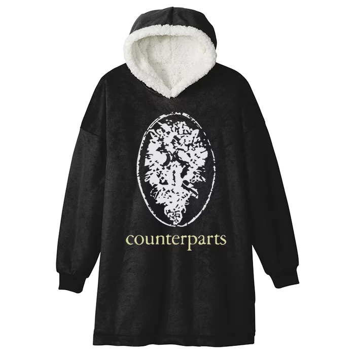 Counterparts Flowers On My Grave Hooded Wearable Blanket