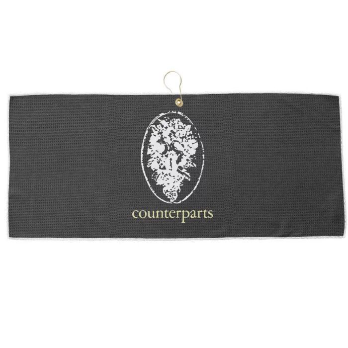 Counterparts Flowers On My Grave Large Microfiber Waffle Golf Towel