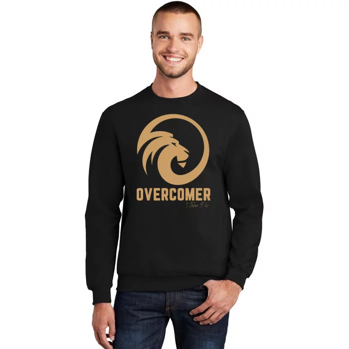 Christian Faith Overcomer Motivational Lion Of Judah Sweatshirt