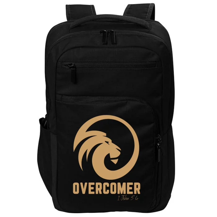 Christian Faith Overcomer Motivational Lion Of Judah Impact Tech Backpack