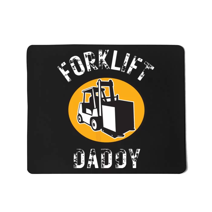 Certified Forklift Operator Forklift Driver Forklifting Men Mousepad