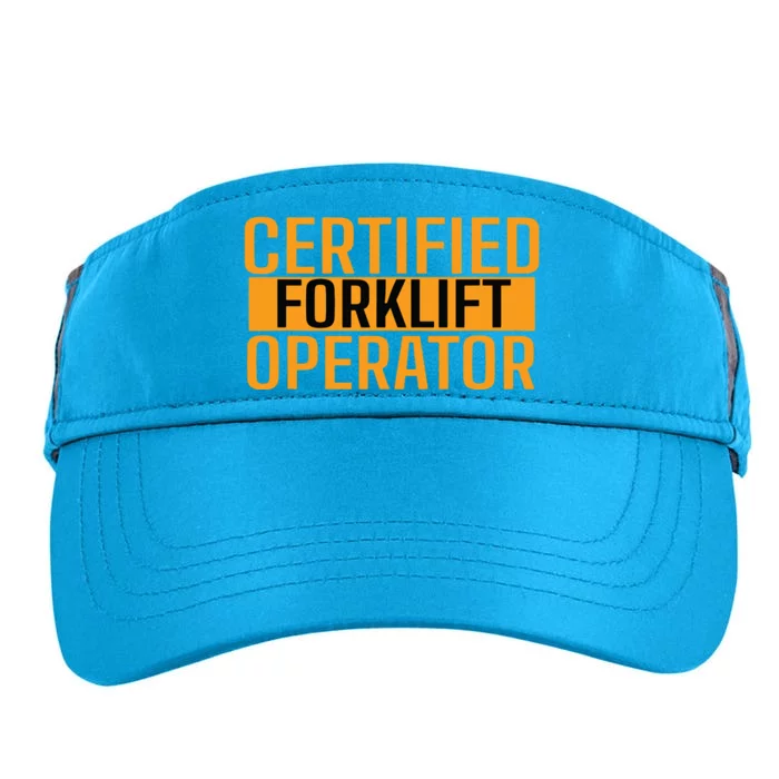 Certified Forklift Operator Forklift Driver Forklifting Men Adult Drive Performance Visor