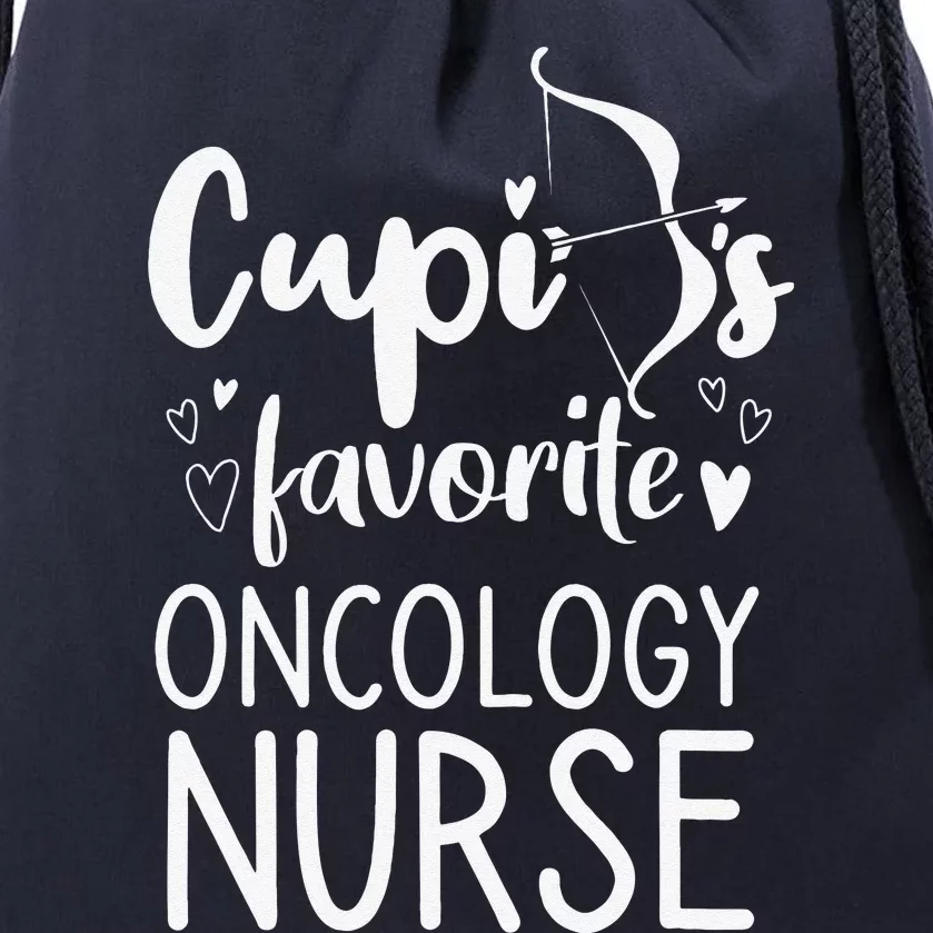 Cupid's Favorite Oncology Nurse Valentines Day Date Gift Drawstring Bag