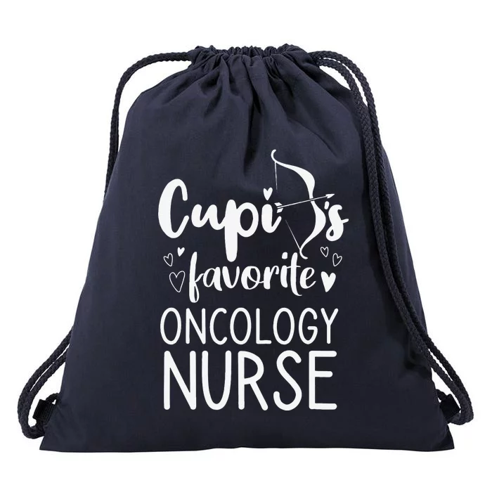 Cupid's Favorite Oncology Nurse Valentines Day Date Gift Drawstring Bag