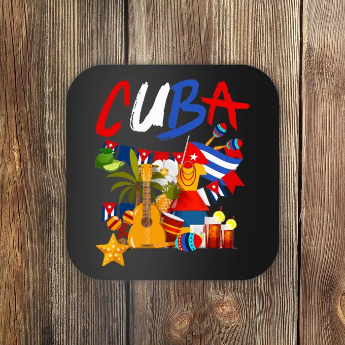 Cuban Flag Outfit Ideas Hispanic Cuba Flag Coaster