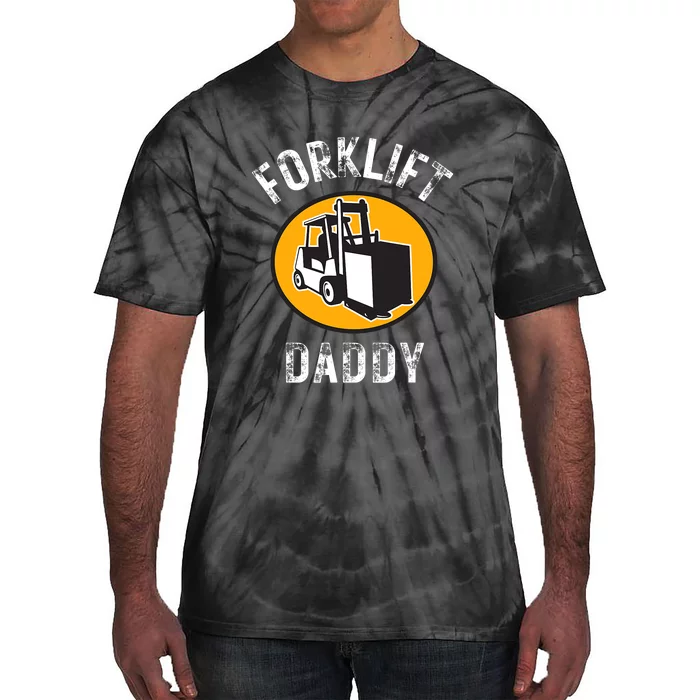 Certified Forklift Operator Forklift Driver Forklifting Tie-Dye T-Shirt