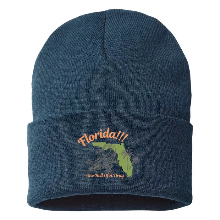 Crocodile Florida One Hell Of A Drug Ttpd Sustainable Knit Beanie