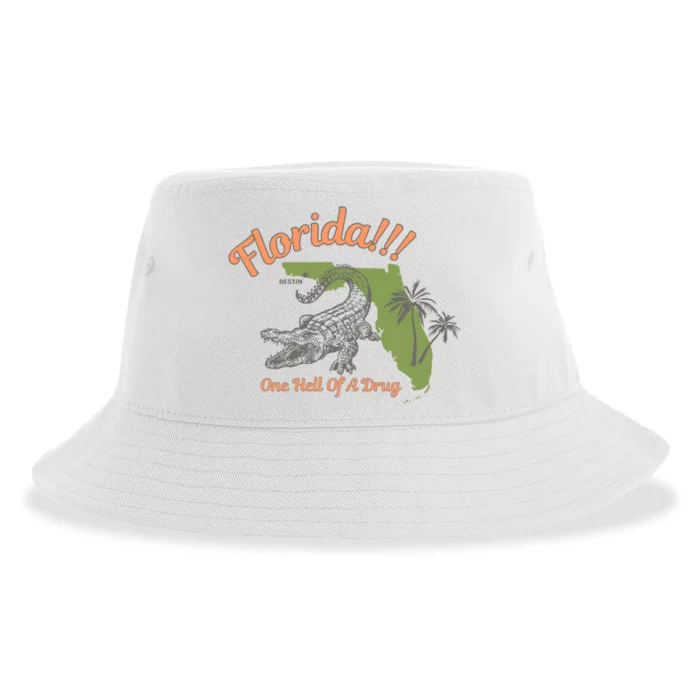 Crocodile Florida One Hell Of A Drug Ttpd Sustainable Bucket Hat