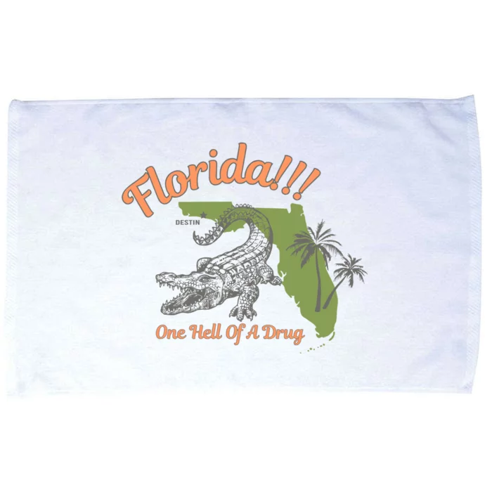 Crocodile Florida One Hell Of A Drug Ttpd Microfiber Hand Towel