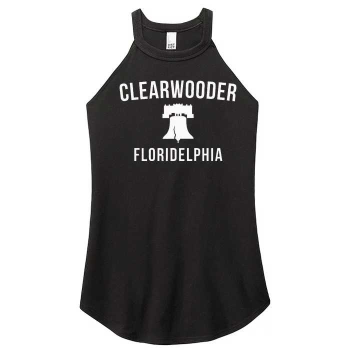 Clearwooder Funny Philadelphia Slang Clearwater Fl Women’s Perfect Tri Rocker Tank