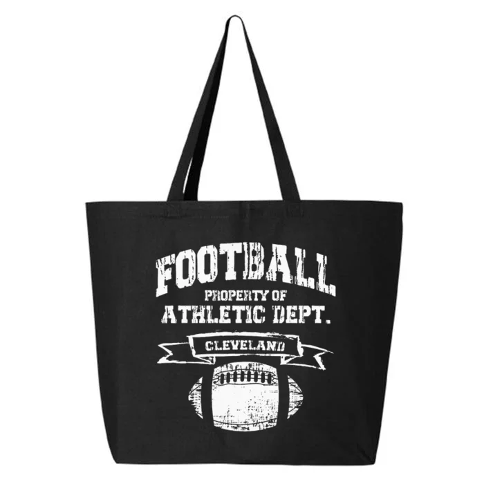 Cleveland Football Property Of Athletic Dept 25L Jumbo Tote