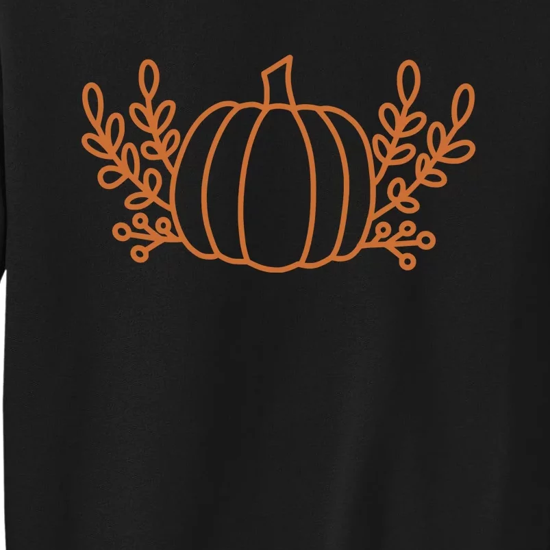 Cool Fancy Pumpkin Fall Tall Sweatshirt