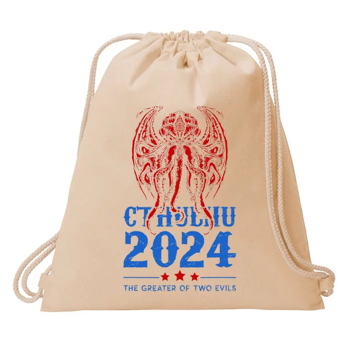 Cthulhu For President Drawstring Bag