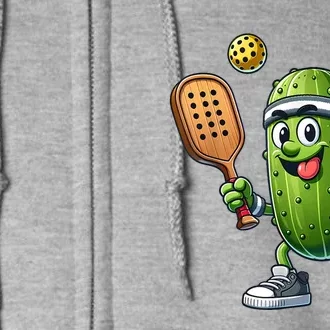 Cute Funny Pickleball Player Paddleball Lover Gift For Paddles Fan Full Zip Hoodie