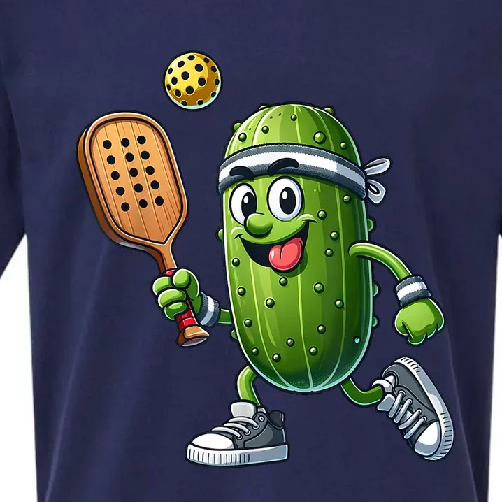 Cute Funny Pickleball Player Paddleball Lover Gift For Paddles Fan Sueded Cloud Jersey T-Shirt