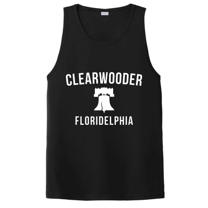 Clearwooder Funny Philadelphia Slang Clearwater Fl Performance Tank