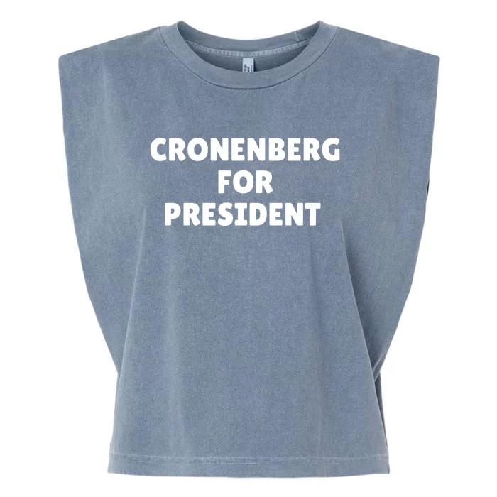 Cronenberg For President Garment-Dyed Women's Muscle Tee