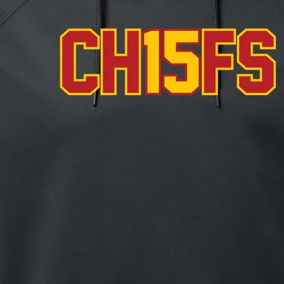 Ch15fs Football Playoffs Mahomes Fan Gift Performance Fleece Hoodie