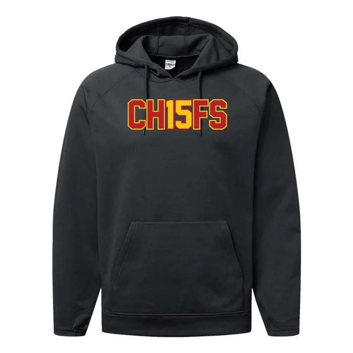 Ch15fs Football Playoffs Mahomes Fan Gift Performance Fleece Hoodie