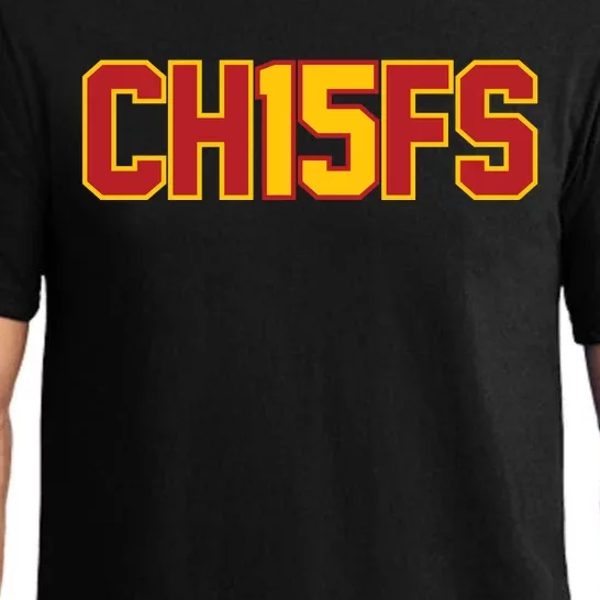 Ch15fs Football Playoffs Mahomes Fan Gift Pajama Set