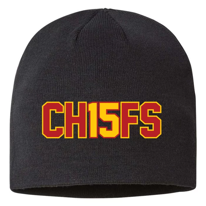 Ch15fs Football Playoffs Mahomes Fan Gift 8 1/2in Sustainable Knit Beanie