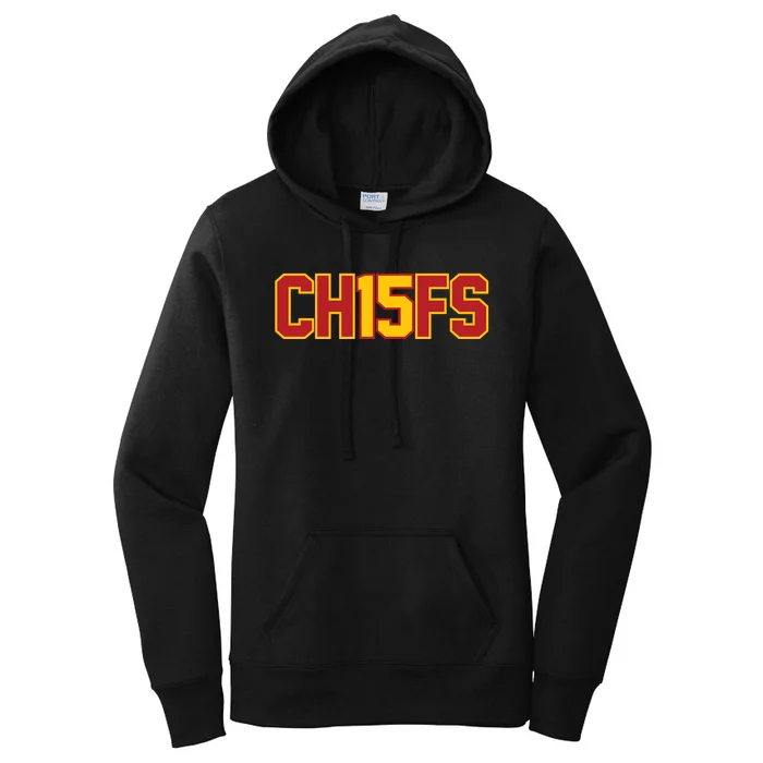 Ch15fs Football Playoffs Mahomes Fan Gift Women's Pullover Hoodie