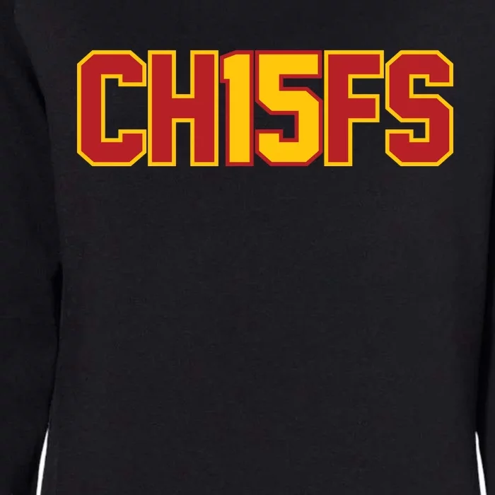 Ch15fs Football Playoffs Mahomes Fan Gift Womens California Wash Sweatshirt