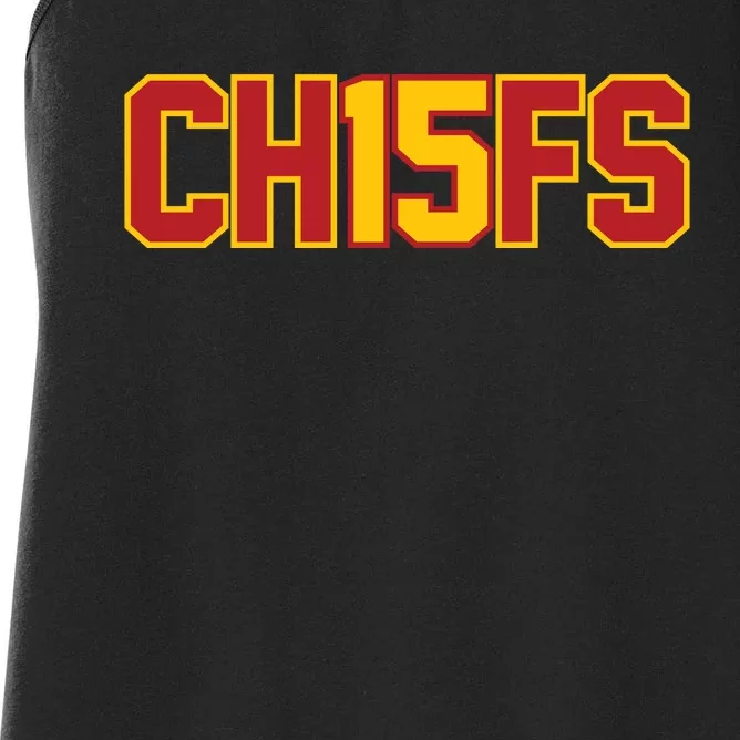 Ch15fs Football Playoffs Mahomes Fan Gift Women's Racerback Tank