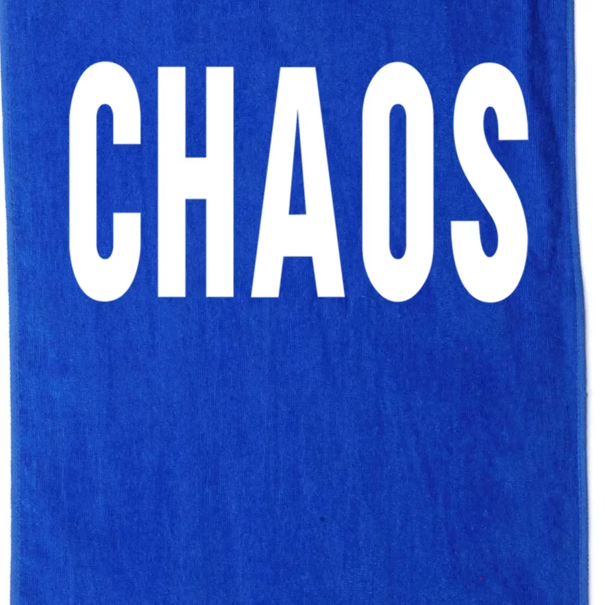 Chaos Freedom Punks Punk Rock Anarchy Gift Platinum Collection Golf Towel