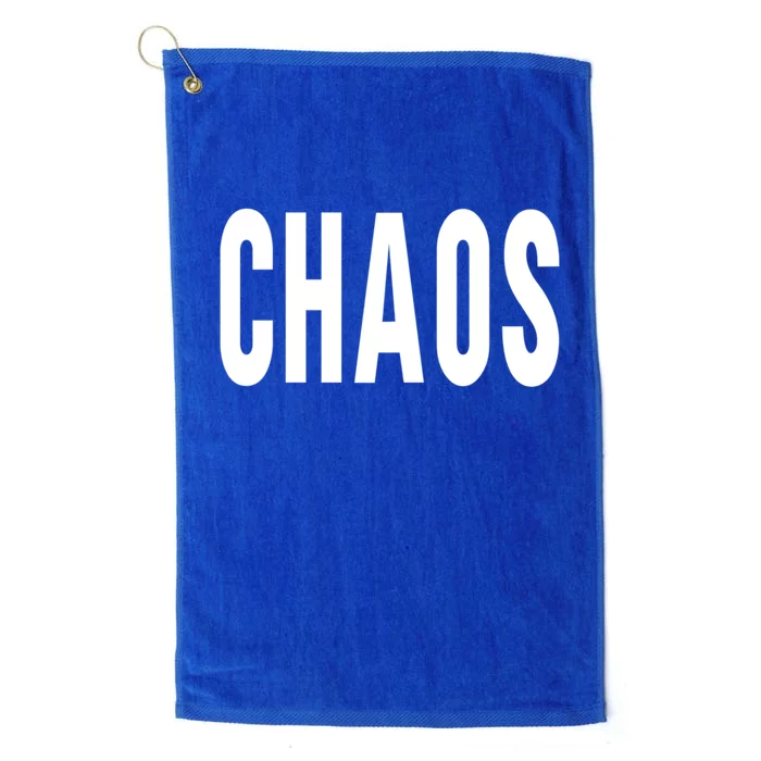 Chaos Freedom Punks Punk Rock Anarchy Gift Platinum Collection Golf Towel