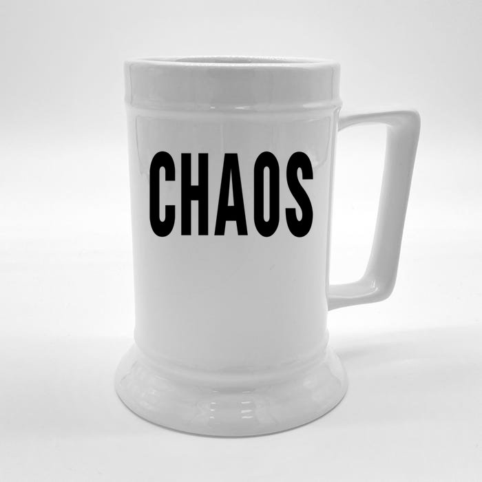 Chaos Freedom Punks Punk Rock Anarchy Gift Front & Back Beer Stein