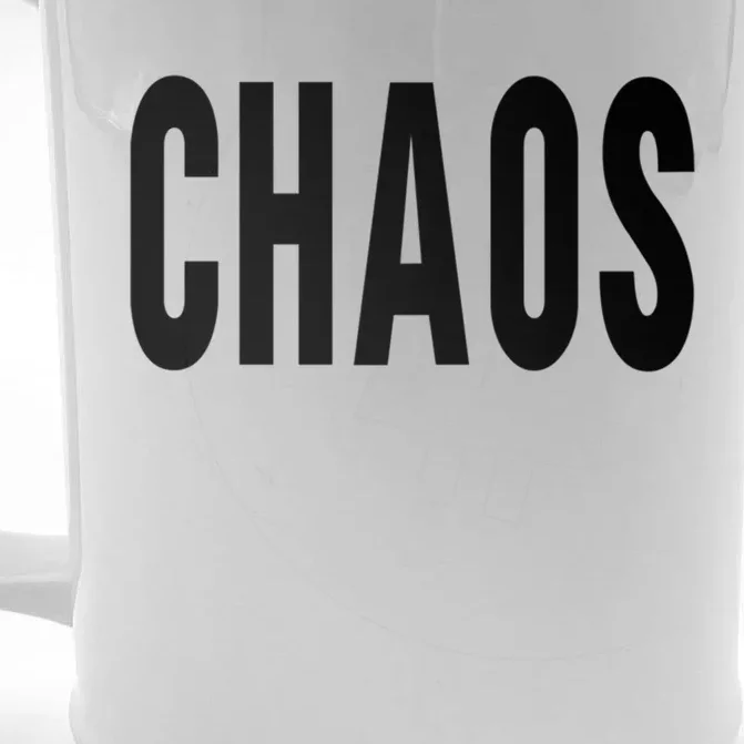 Chaos Freedom Punks Punk Rock Anarchy Gift Front & Back Beer Stein