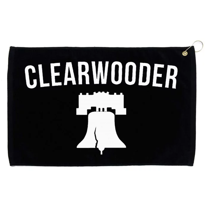 Clearwooder Funny Philadelphia Slang Clearwater Fl Grommeted Golf Towel