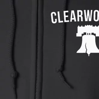 Clearwooder Funny Philadelphia Slang Clearwater Fl Full Zip Hoodie