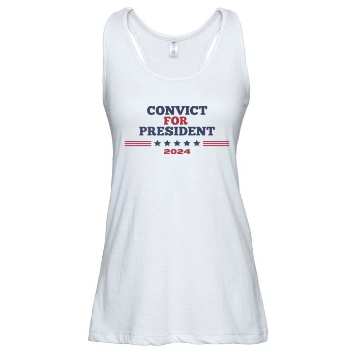 Convict For President 2024 Ladies Essential Flowy Tank